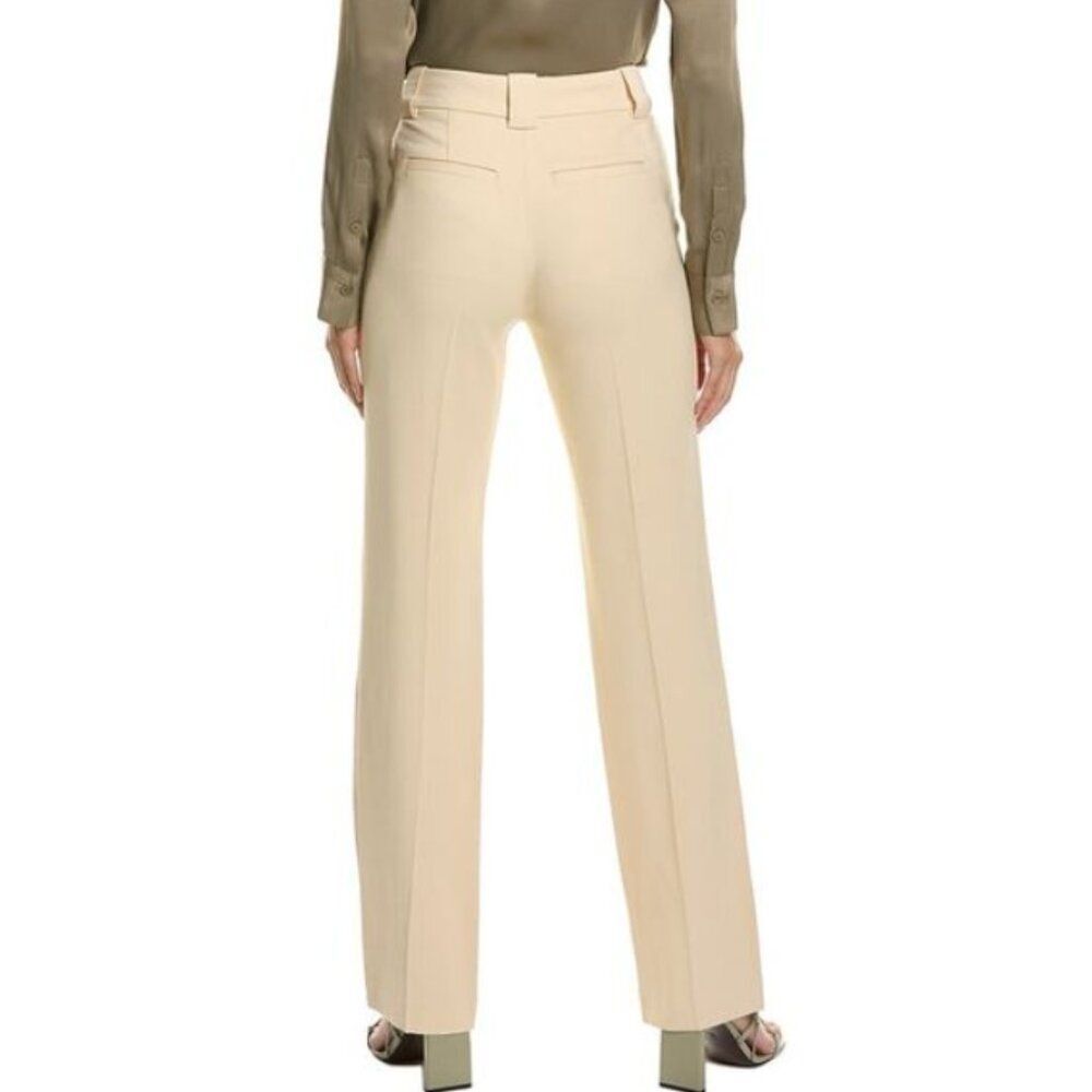 A.L.C. Women's Pants Kennedy Flat Front Trousers in Sheer Bliss Tan size 2 $495 - Picture 2 of 16